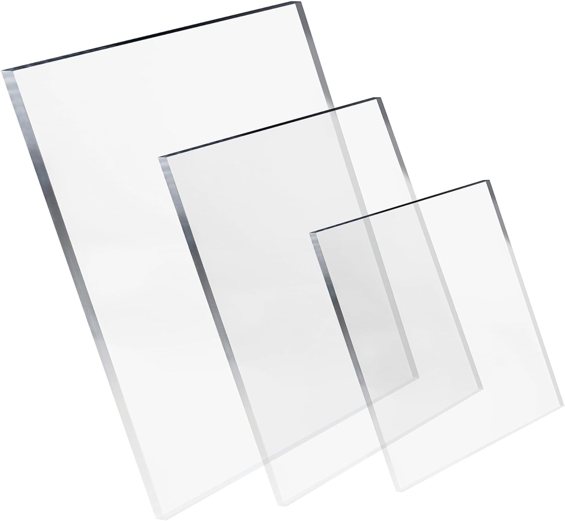 Premium Solid Clear Polycarbonate Double Sided UV Protected Sheets (3mm), Impact-Resistant, Glass Replacement, Ideal for Greenhouse Roofing, Shed Windows, and Outdoor Canopies
