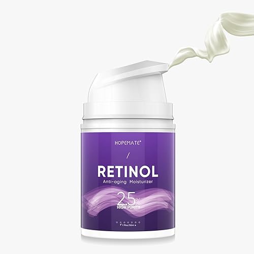 Retinol Crema hidratante antienvejecimiento para el cuidado de la cara y los ojos, Esencia antiarrugas con ácido hialurónico, vitamina E y té verde,