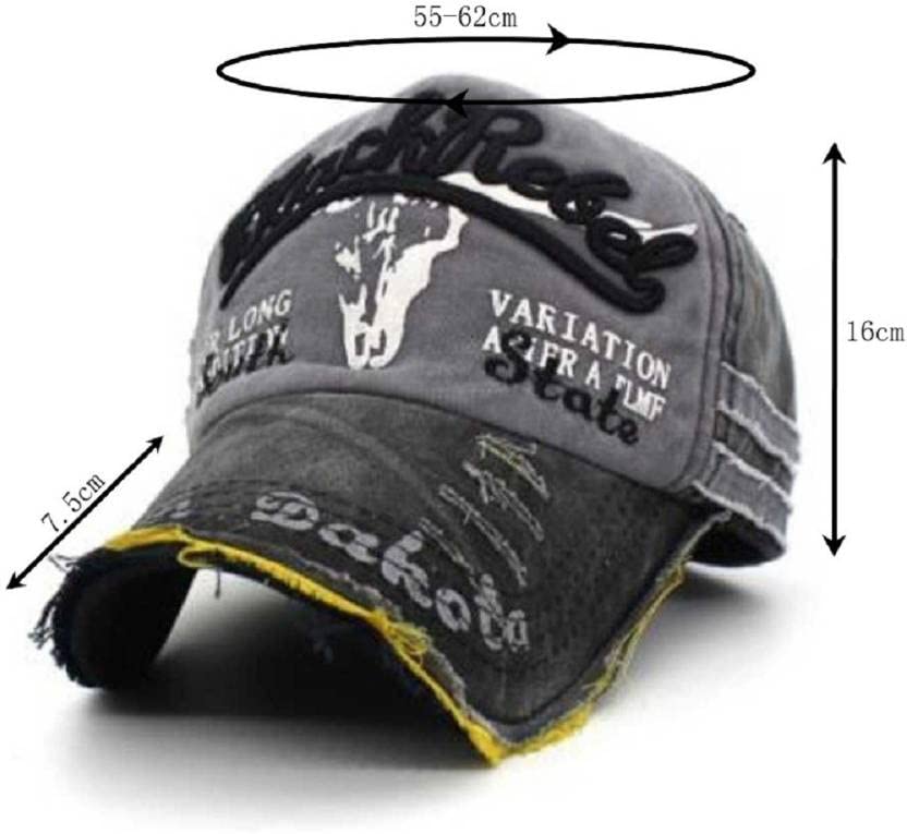 Image of Handcuffs Denim Stylish Cap for Men Women | Baseball Cap Adjustable Free Size | Sports Caps for Men & Women | Casual Gym Running Cricket Cap | Unisex Adult Summer Hat