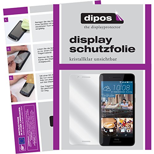 dipos I 2X Protection ecrán Compatible avec HTC Desire 728G Films de Protection d'écran Transparent