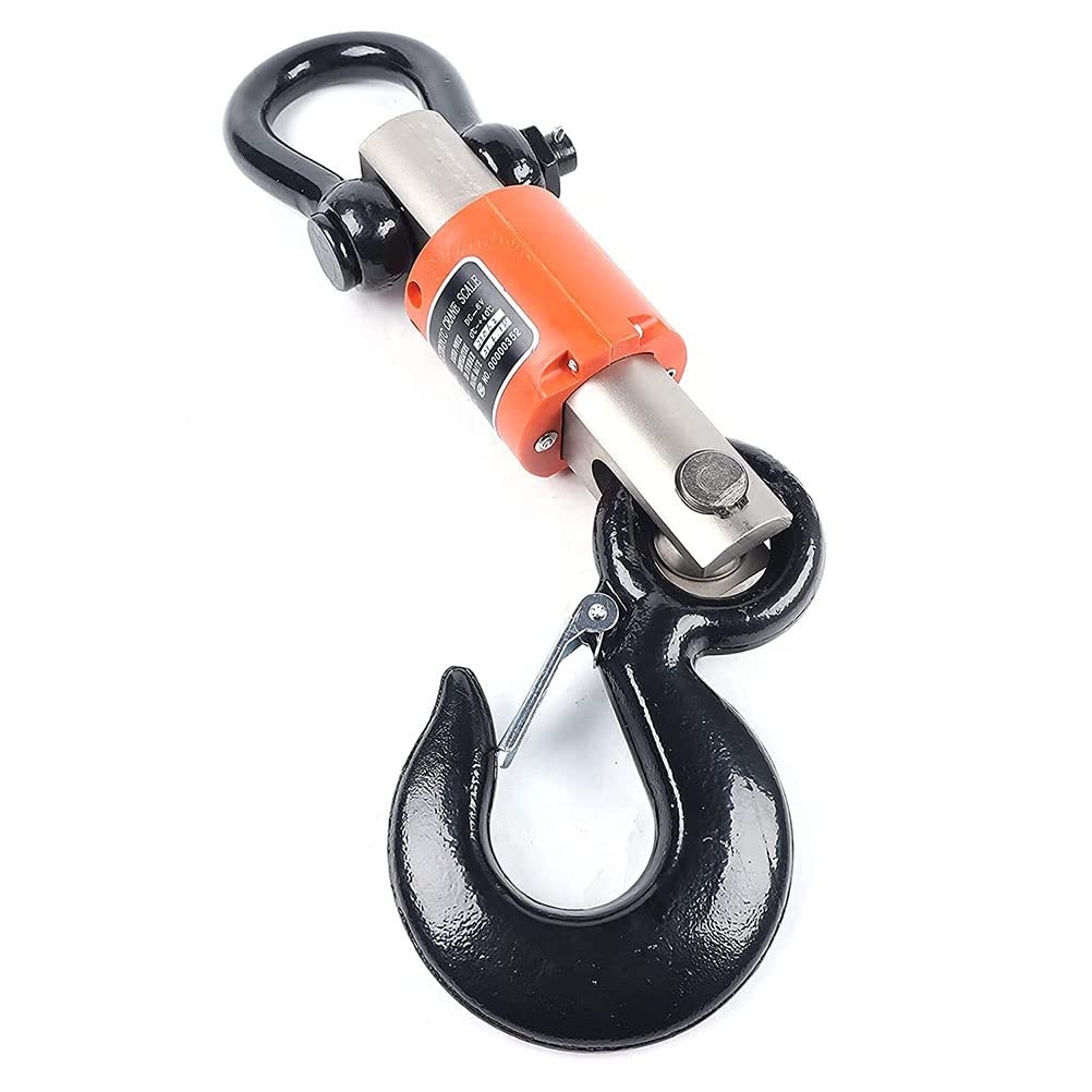 LKLNKVL Hanging scale, Industrial Heavy Duty Hanging Scale Crane 10T/22000 LB with Handheld Meter Electronic with Hook(10T)