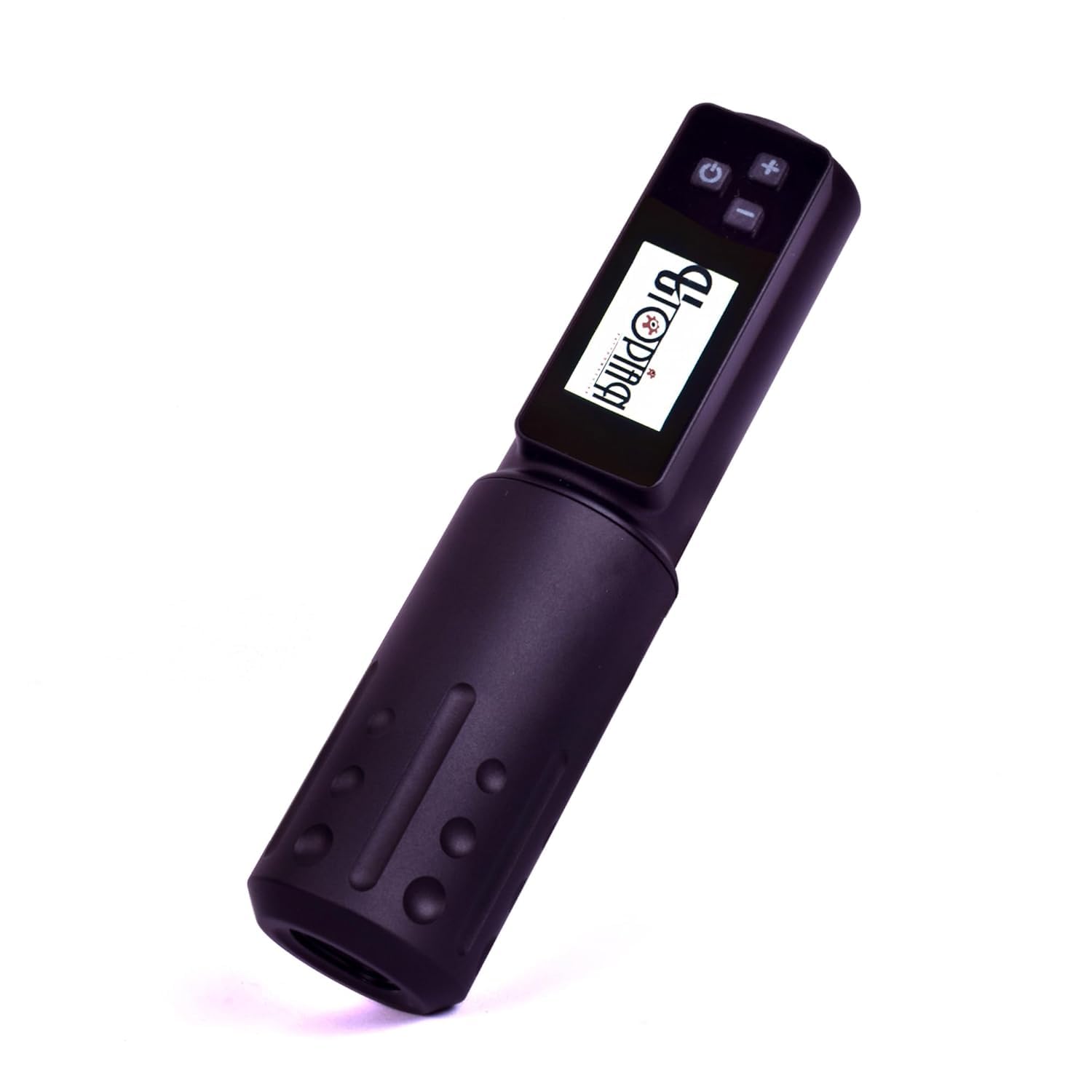 Kabelos Wireless Rotary Tattoo Gun - Coreless Motor, Digital LED Display, 5 Replaceable Grips - Tattoo Pen Kit (K_F - Black)