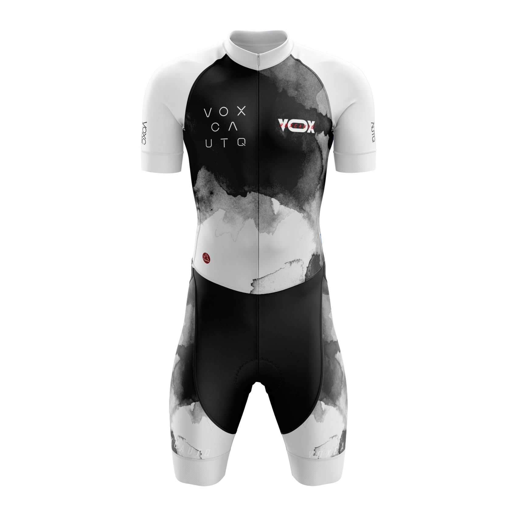 Tuta da Triathlon a Maniche Corte da Uomo,Maglia da ciclismo da uomo manica corta Estivo Set,Body Ciclismo Uomo with Gel Pad per Nuoto/Corsa/Ciclismo