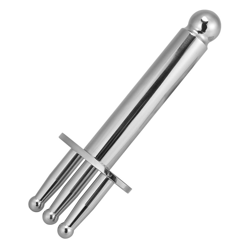 Magnetotherapy Pen, 3 Forks Magnetotherapy Acid Discharge Pen Magnetic Stick Meridian Magnetic Massage, Beauty Care Reduce Wrinkles Creating Smooth Bouncy Skin(01)