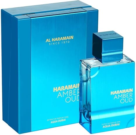 Al Haramain Amber Oud Aqua Dubai – Eau de Perfume en espray de 100 ml, perfume árabe de lujo para mujeres y hombres, …