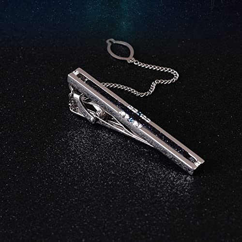 TJLSS Mannen Dasspeld Business Jurk Pak Bruiloft Accessoires Starry Stone Kraag Naald Stijl Manchetknopen Pin