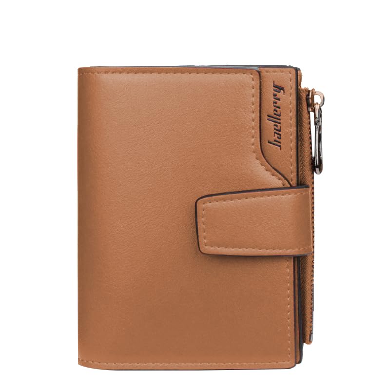 Small Women Wallet Ladies Billfold Card Holder with Zipper Coin Pocket