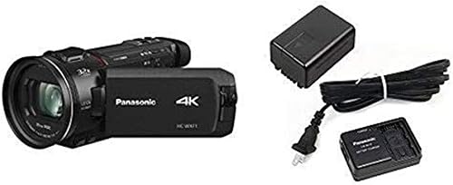 Panasonic HC-WXF1 4K Videocámara similar al cine y Power Pack para Videocámara de Consumidor