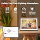 Digitaler Bilderrahmen WLAN 10,1 Zoll, 32GB Speicher Smart Digitaler Bilderrahmen 1280 * 800 HD IPS Touchscreen mit Auto-Rotate, Fotos oder Videos über Frameo App teilen