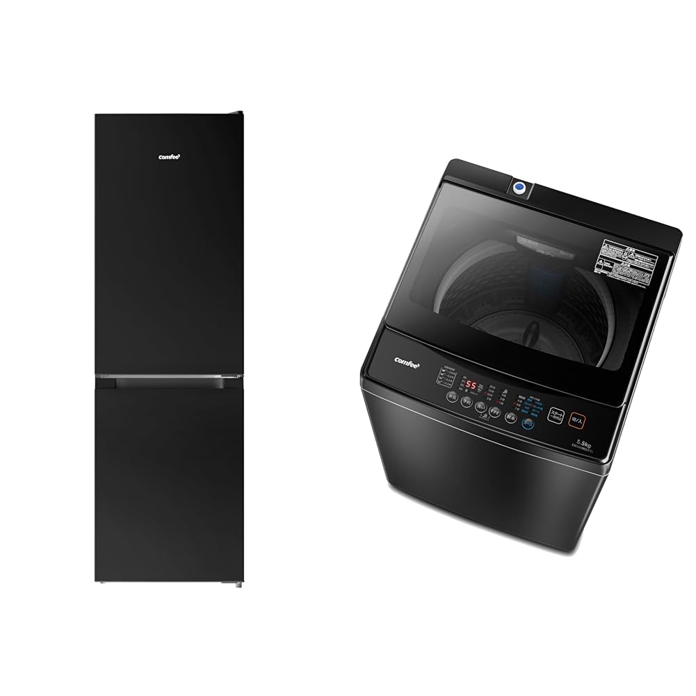 Amazon | 【家電セット 2点】 コンフィー(COMFEE') 冷蔵庫174L黒+洗濯