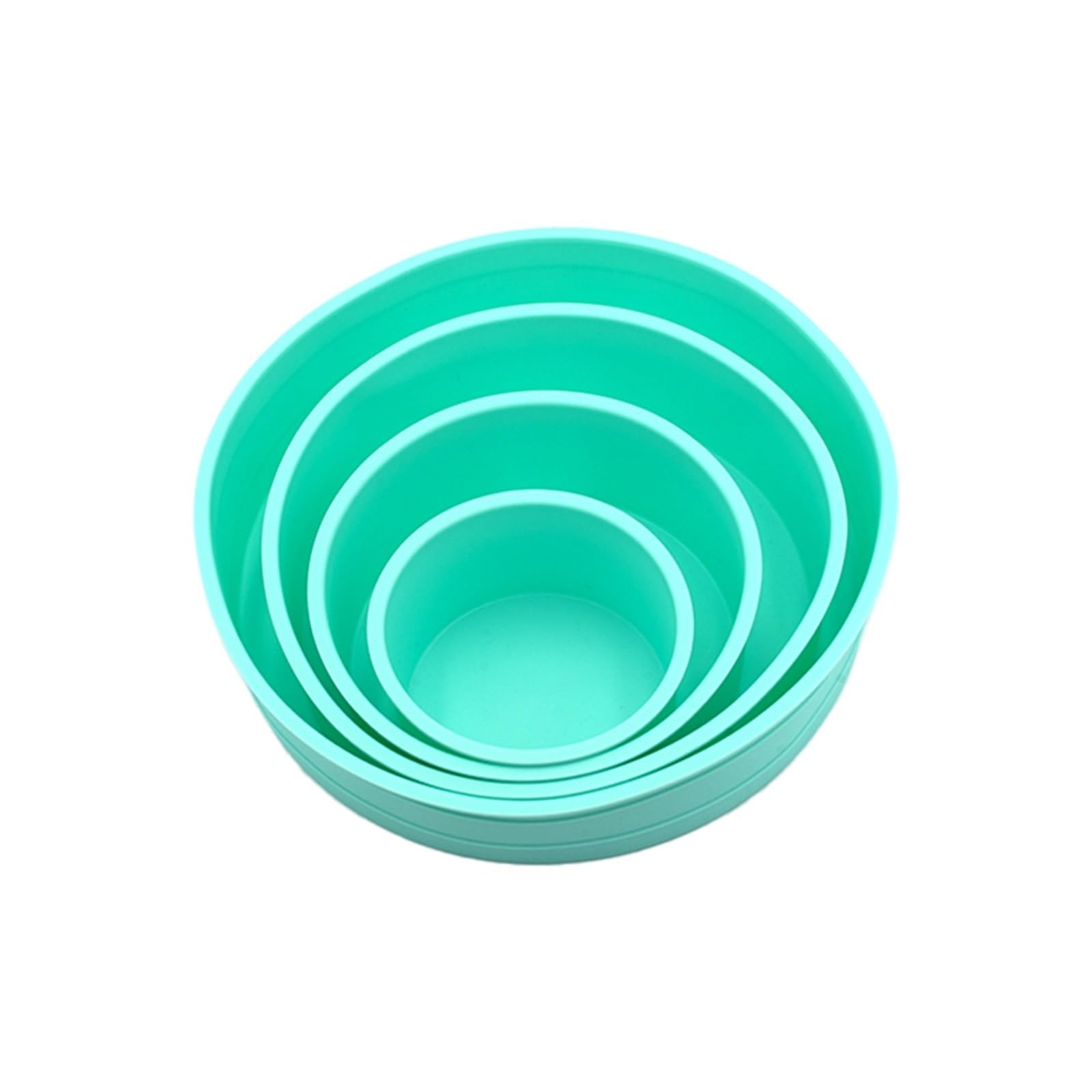 Moule silicone rond en lot de 4 pour gâteaux et entremets