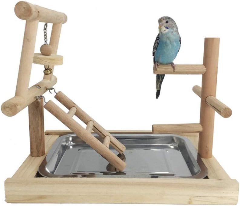 Bird Playground Parrot Play Stand，Parrot Stand Parrot Playground Stand Bird Training Rod Anklet Supplies Tiger Skin Stand Stick Bird Toys