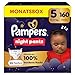 Pampers Night Pants Größe 5, 160 Windeln, 11-17kg, Pampers Night Pants Bieten Zusätzlichen Schutz Für Die Ganze Nacht