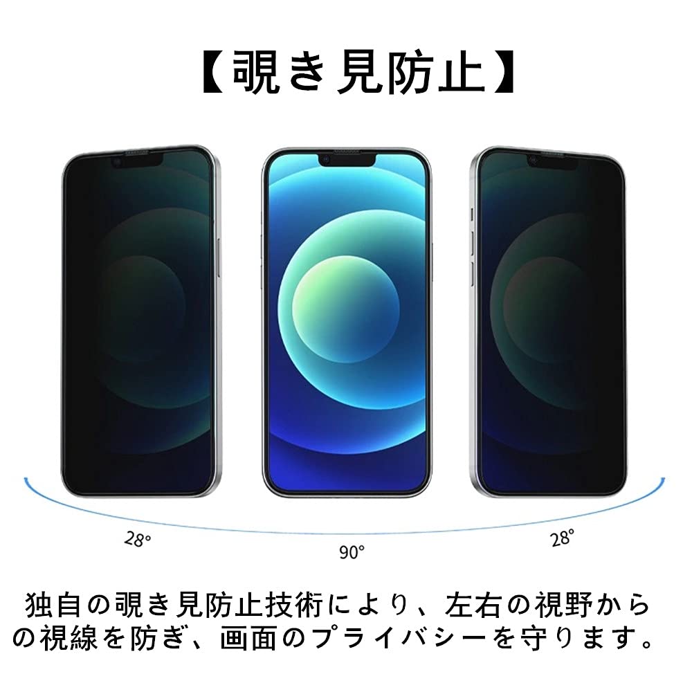 Amazon | 【ブルーライトカット＆覗き見防止】LXBESOS for iPhone 12