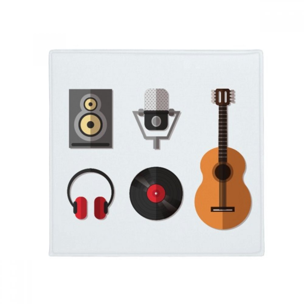 Tapis guitare musique CD cadeau original de 80cm pour l'entrée des musiciens et mélomanes