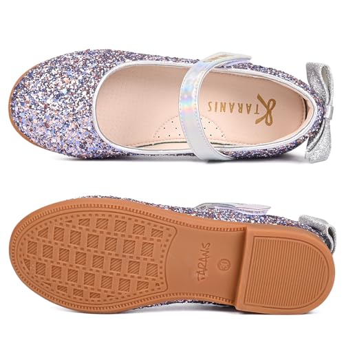Toddler Girls Flats Mary Jane Sparkly Girl Dress Shoes School Party Shoes2