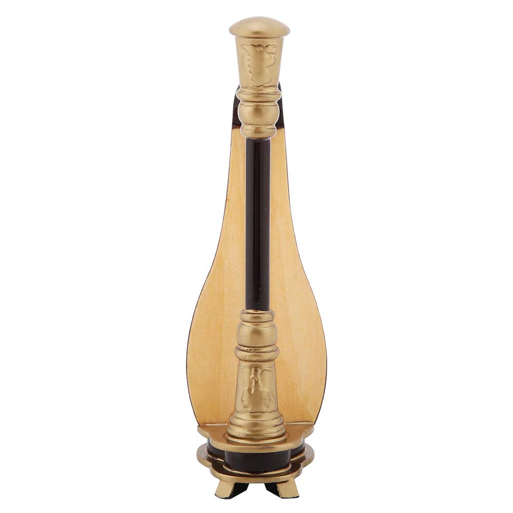 Mini Arpa in Legno, Ornamenti per Strumenti Arpa in Miniatura in Legno con Scatola Portaoggetti per Accessori Casa delle Bambole Doll