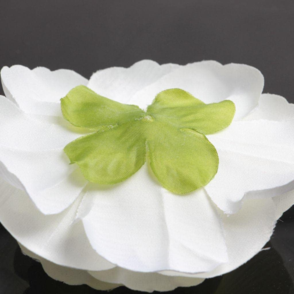 BAZPUR MART®10 Piece Artificial Silk Flower Heads for Wedding Decoration DIY Flower Balls DIY Crafts Supplies 9cm