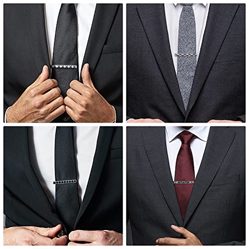 Image of Wynameleri Fashion Tie Pins Clips Set Classic Jewelry for Gentlemen