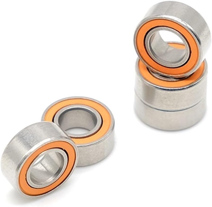 SMR105 2RS CB 5x10x4 mm (2 PCS) Hybrid Bearing SMR105 Fishing Reel Miniature Ceramic Bearings