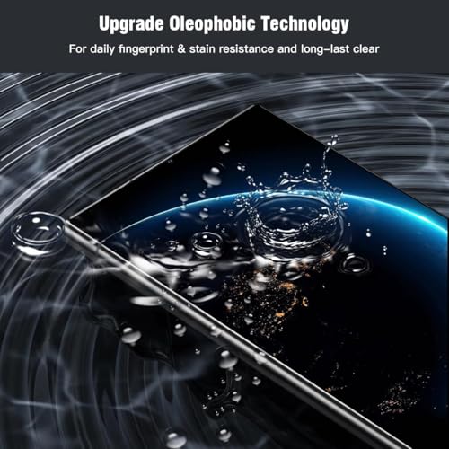 Image of Uyiton By SHILD Privacy Tempered Glass Screen Protector for Samsung Galaxy S24 Ultra 5G (6.8 inch) | Anti-Spy | 9H Hardness | HD Clarity | Fingerprint Sensor Support | Easy Installation