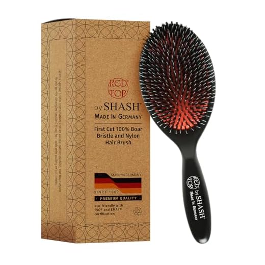 Handcrafted Nylon Boar Bristle Hair Brush