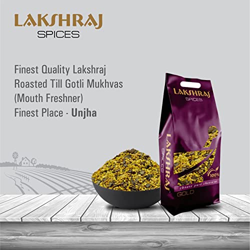 Image of LAKSHRAJ SPICES Roasted Mouth Freshener - 1 Kg | Til Gotli Mukhwas