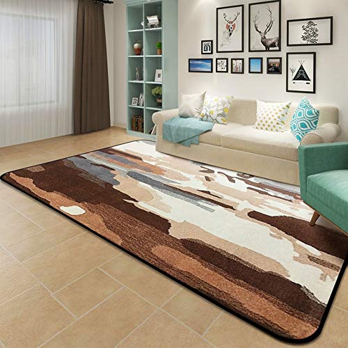 Tapis géométrique abstrait coloré MU Creative pour salon et chambre