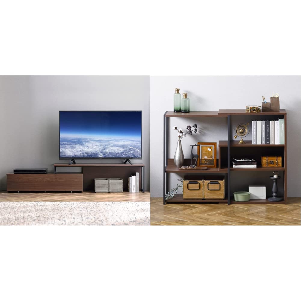 Amazon｜【テレビ台+ラックセット】アイリスオーヤマ テレビ台 テレビ  