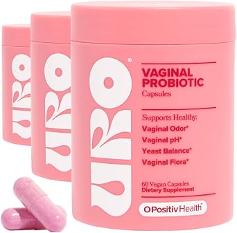 URO Vaginal Probiotics for Women, Healthy Odor & pH Balance, 3-Month Supply
