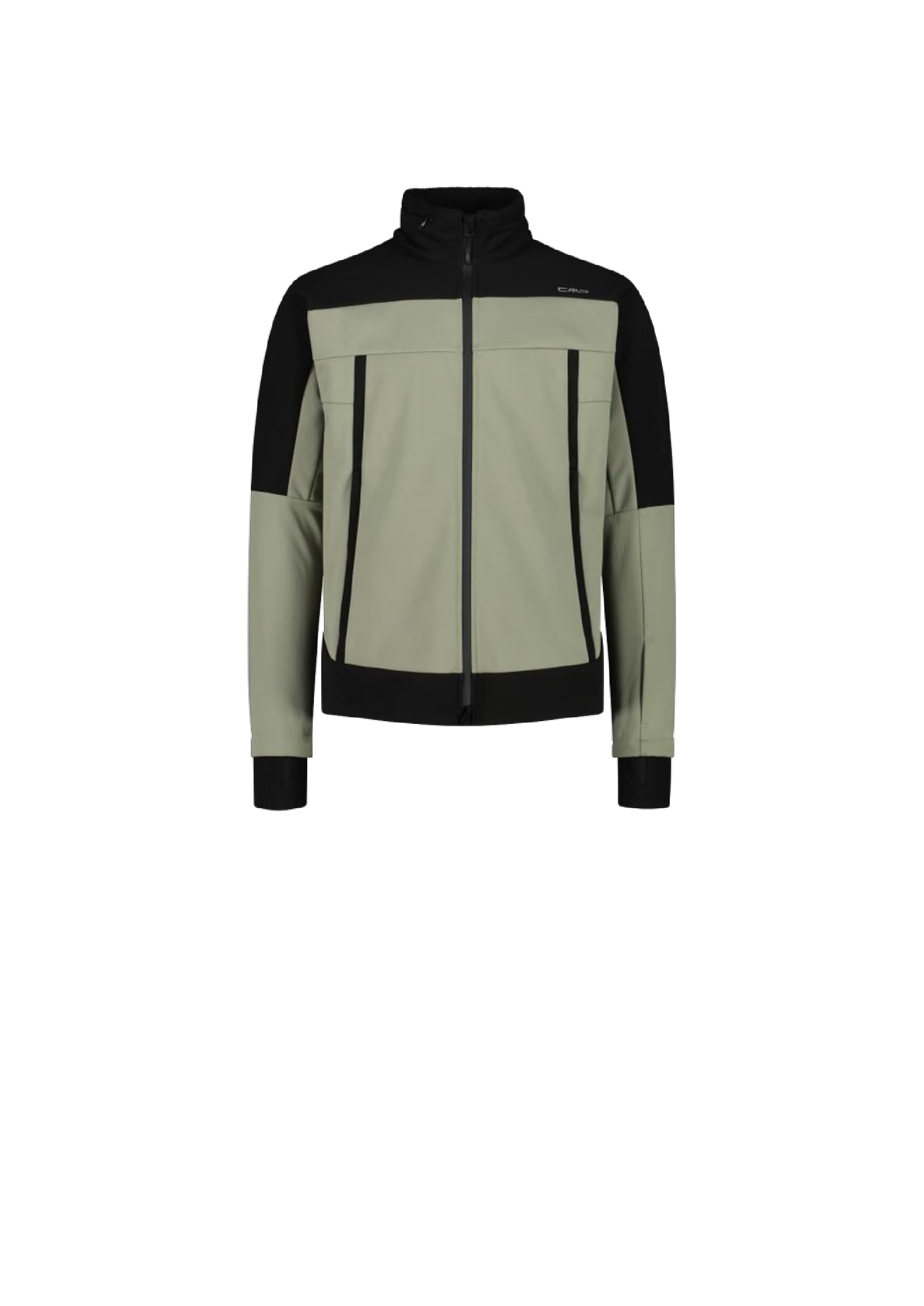 CMP - Men's jacket with fixed hood in softshell coupled, Sage, 54