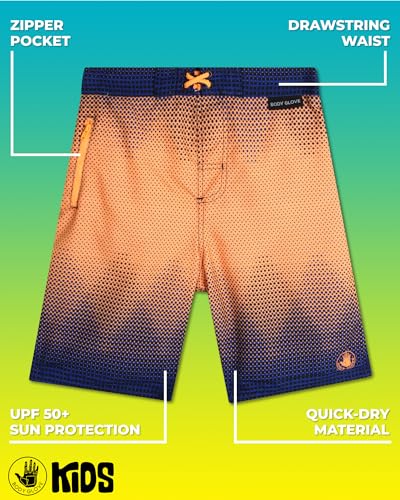 Body Glove Boys Swim Board Shorts - UPF 50+ Quick Dry Boys Swim Trunks Bathing Suit Kids Swimwear with Pockets(Sizes: 8-18)2