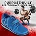 Nordic Lifting MEGIN Powerlifting Shoes – Elevated Heel for Olympic Lifts, Squats & Deadlifts – Stable Weightlifting Shoes for Men & Women – 7 Men / 8.5 Women