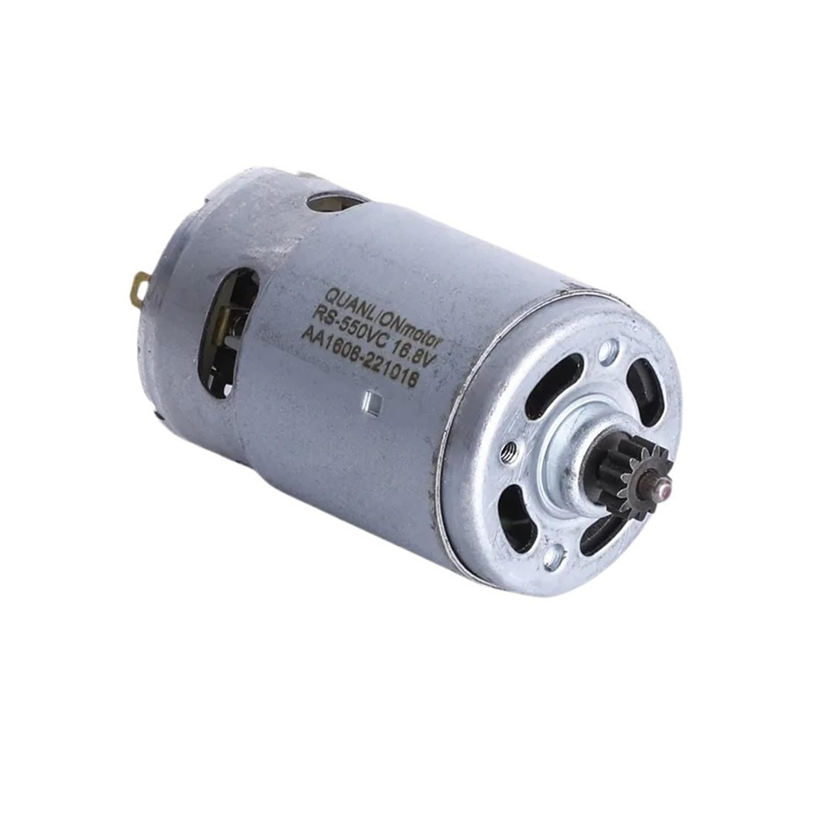 TQSKA RS550 DC Motor 8.2mm /9.5mm 14 Teeth Gear Micro Motor 21V 25000RPM Electric Saw Motor for Rechargeable Hand Saw/Electric Drill(11,25V)