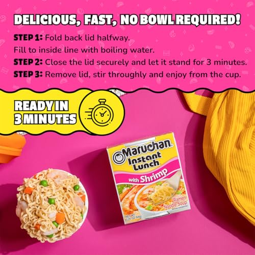 Maruchan Instant Lunch Shrimp Flavoured Ramen Noodles Cup 64 g