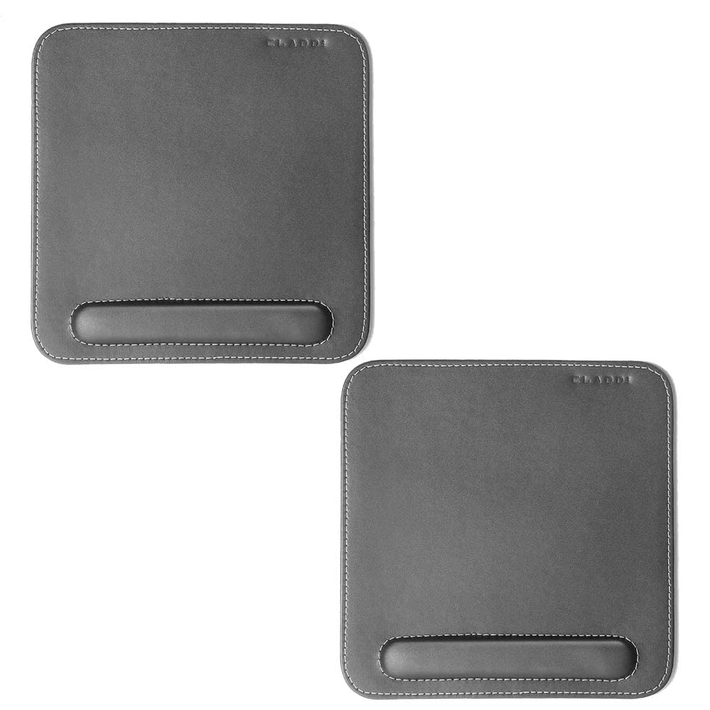 CLADD! - Vegan Leather Mouse Pad with Wrist Rest, Non-Slip Backing, Waterproof, Stitched Edge, Handmade, Eco-Friendly, Home Grey (Pack of 2) (B09DP98CQ4) Amazon Price History, Amazon Price Tracker