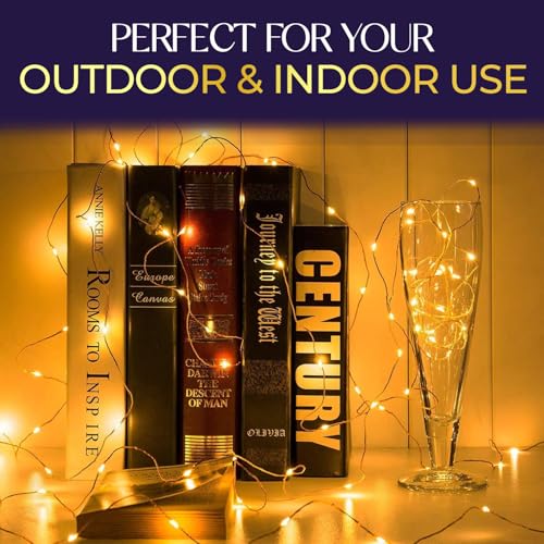 Image of Lexton Decorative USB Copper String Fairy Light | 5 Meter, 50 LED, USB Plug-in | Best for Decoration, Christmas, Diwali (Pack of 1, Warm White)