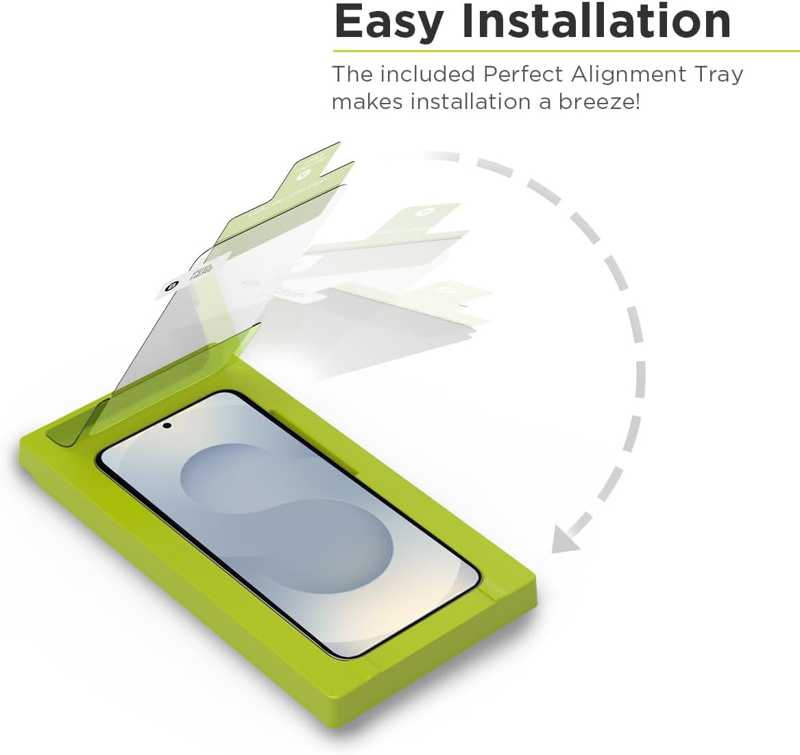 PureGear Maximum Clarity HD Tempered Glass Screen Protector for Samsung Galaxy S25 (2025), Fingerprint Sensor Compatibility, Case Friendly Fit, Lifetime Replacement (Self Alignment Installation Tray included)