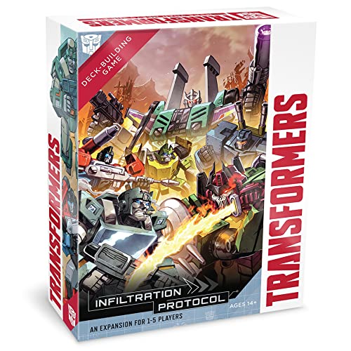 Renegade Game Studios Transformers Deck-Building Game: Infiltration Protocol Expansion - Ages 14+, 1-5 Players