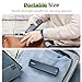 AUVON Metal Weekly Pill Organizer with Slide Design, Stylish Travel Pill Box 7 Day for Privacy Protection, Aluminum Alloy Pill Case with Large Compartment for Supplements, Fish Oil (Dark Blue)