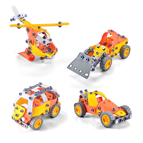 image for JOYIN 148 Pcs STEM Building Block Toys, Take-a-Part Play-Set, Educatio