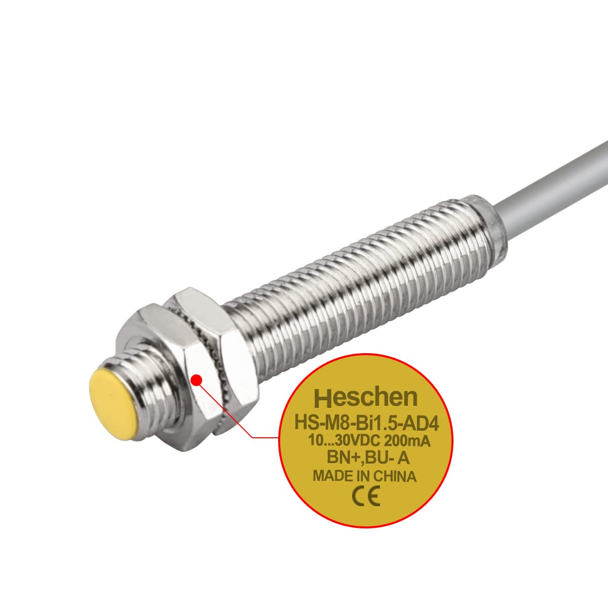 Heschen 6 Capteur De Proxiité Inductif Interrupteur Type De Non