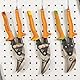 Klein Tools 2400L Linksschneidende Offsetschere Luftfahrt-Blechschere mit geschmiedeter Klinge für präzises Blechschneiden