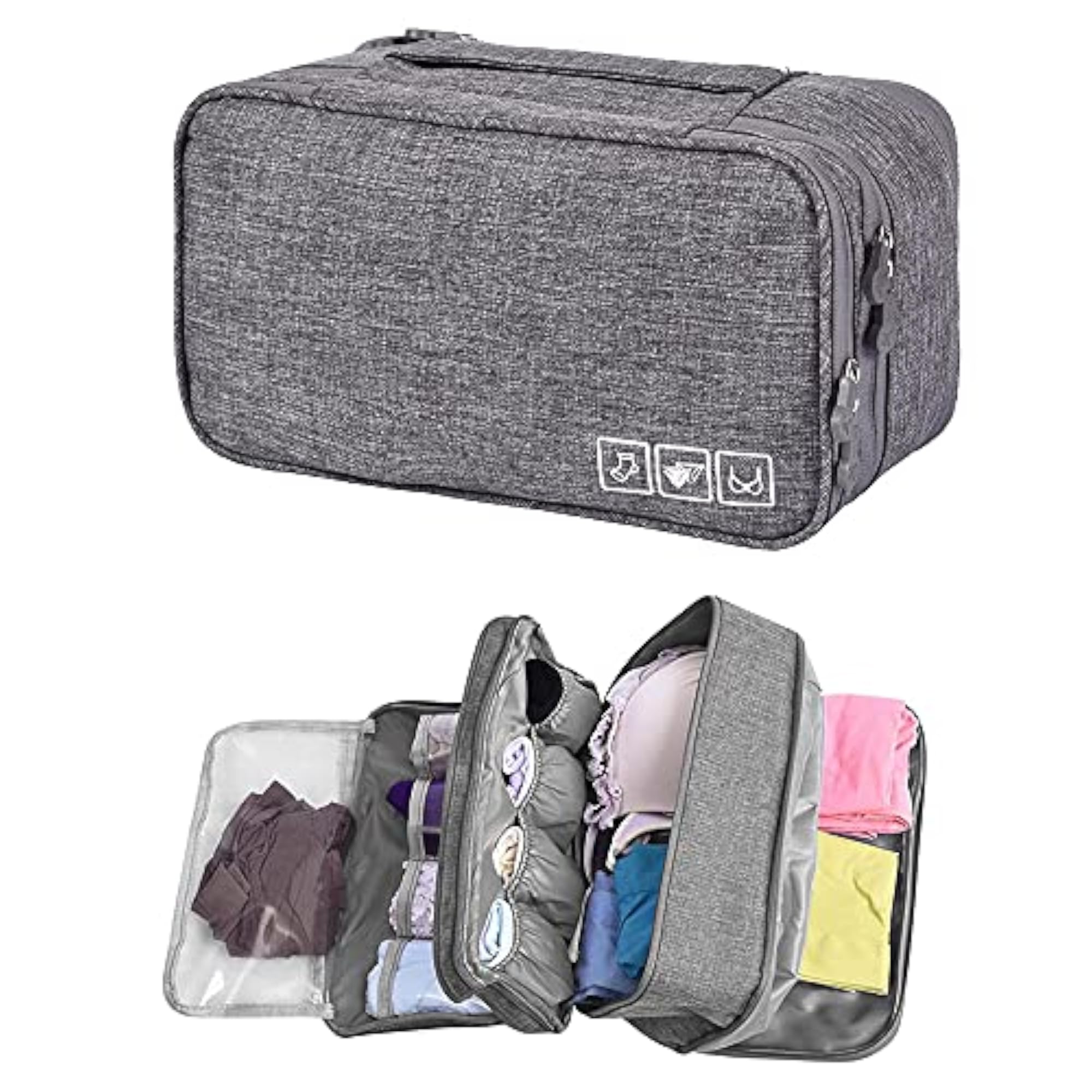 Travel Waterproof Storage Bag for Underwear & Accessories