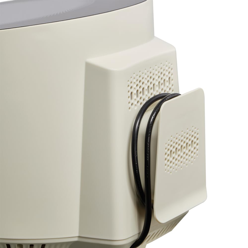 Russell Hobbs Friggitrice ad aria Panoramica, 5 L,no olio, 10 programmi di cottura, lavabile in lavastoviglie, friggere, grigliare, cuocere al forno, 200°C, Crema, 27421-56