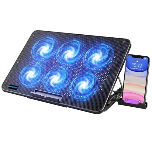 LIANGSTAR Laptop Kühler, 6 Leise Fans Gaming