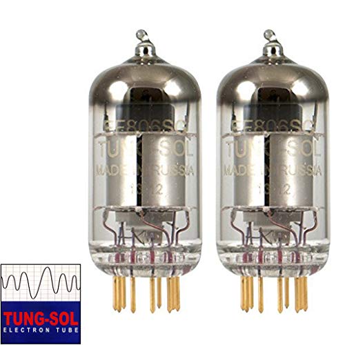 New Gain Matched Pair (2) Tung-Sol Reissue EF806S / EF86 / 6267 Gold