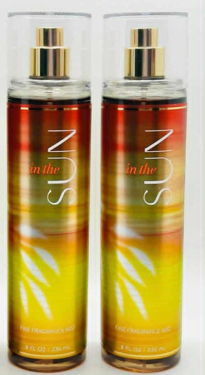2 in the sun FINE FRAGRANCE MIST bath & body SPRAY SPLASH 8 OZ LARGE