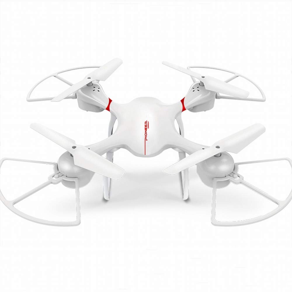 MU Drone Aerea Fotografia Hd Professionale a Quattro Assi Modello Di Aeromobile Giocattolo Elicottero Telecomando Rc Resistente,bianca,Taglia unica