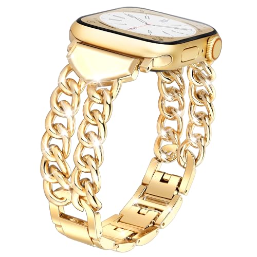 Bracelet en Métal pour Apple Watch 10 Idéal pour le Bureau et les Soirées Chic